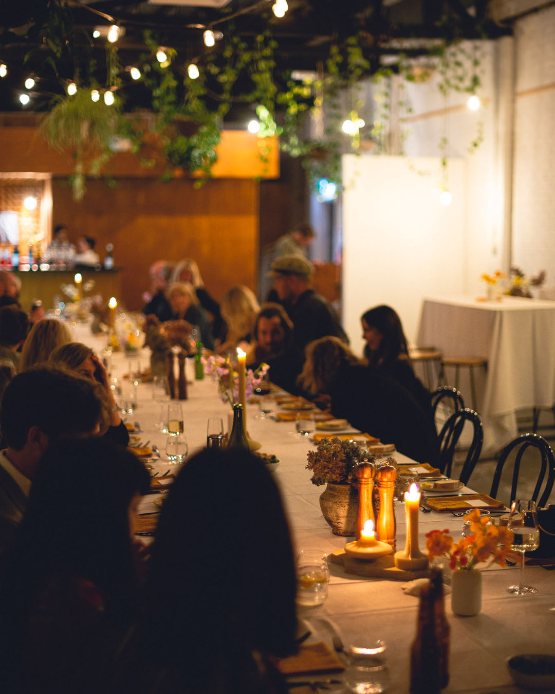 A seated wedding at cleaver street event space